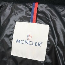 ◆MONCLER モンクレール BADIA バディア デカロゴワッペン フーデッド ダウン ジャケット ブラウン 1_画像10