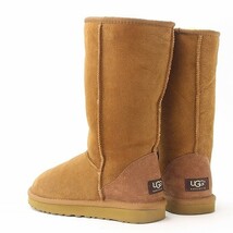 ◆UGG アグ 5815 CLASSIC TALL II クラシック トール 2 シープスキン ムートン ブーツ キャメル 22cm_画像5