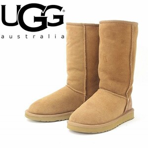 ◆UGG アグ 5815 CLASSIC TALL II クラシック トール 2 シープスキン ムートン ブーツ キャメル 22cm