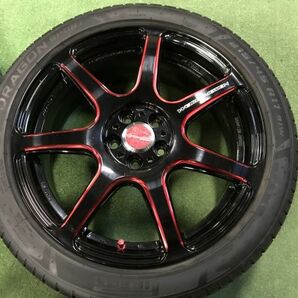 送料無料 WORK エモーション T7R ドラゴンスポーツ 215/45R17 プリウス ウィッシュ レクサス CT アリオン カルディナの画像4