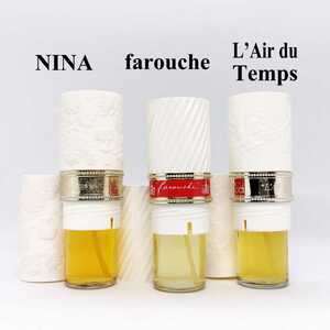 即決 香水セット売り ニナリッチ　ニナ(旧ver.)　 レールデュタン ファルーシュ　NINA RICCI nina L'Air du Temps Farouche