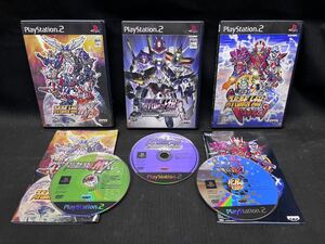 ▽Hd右87▼80 PS2ソフト スーパーロボット大戦 3点まとめ MX IMPACT Scramble Commander インパクト スクランブルコマンダー ガンダム