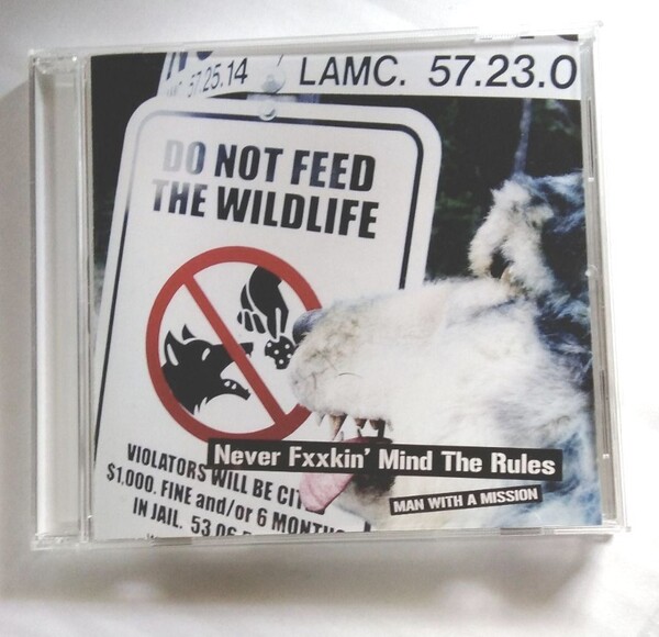 NEVER FXXKINMIND THE RULES/MAN WITH A MISSION インディーズ限定CD