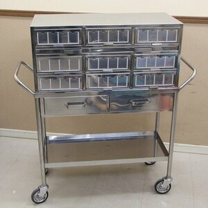  medical care Wagon made of stainless steel medical Wagon drawer with casters . working bench kitchen wagon sa- bin g Wagon Cart 