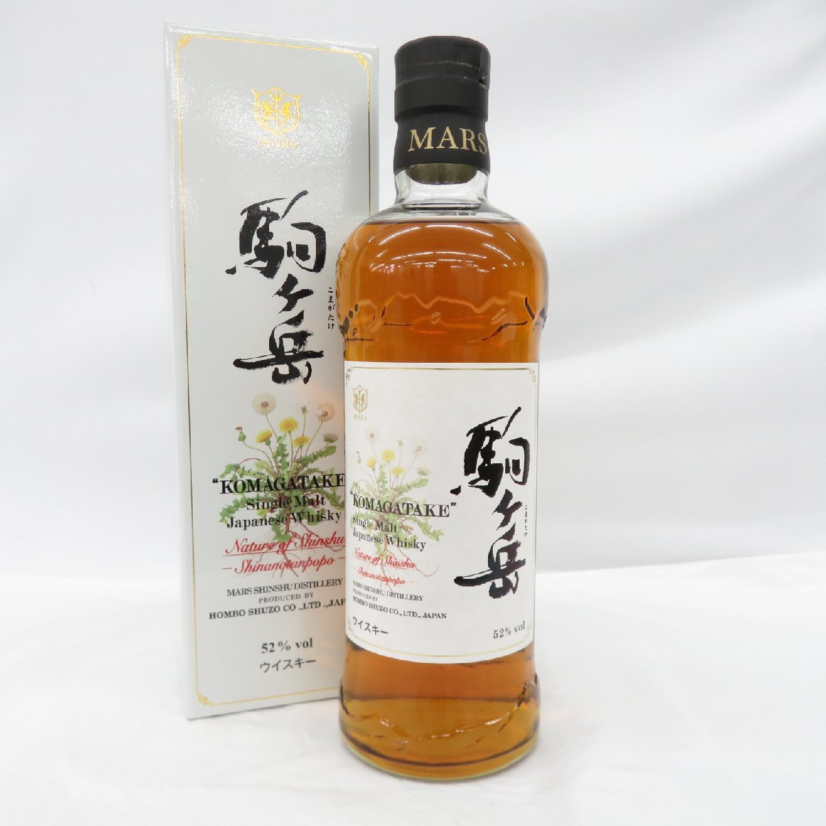 本坊酒造 マルス 駒ヶ岳 ネイチャーオブ信州 信濃蒲公英 700ml 6本