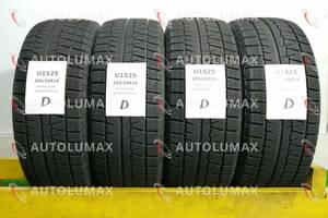 205/55R16 91Q Bridgestone BLIZZAK REVO GZ 中古 スタッドレスタイヤ 4本セット 送料無料 205/55/16 ブリヂストン U1525.D 