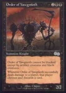 025170-002 US/USG ヨーグモス騎士団/Order of Yawgmoth 英1枚