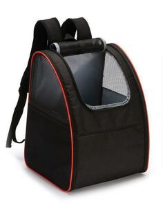  pet folding rucksack sling outing disaster prevention black / red 