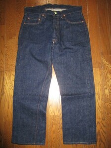 真紺 LEVI'S 501 BigE W35L30 オリジナル ヴィンテージ Vintage デニムパンツ Gパン リーバイス ビッグE 60年代 本物 501XX ビンテージ