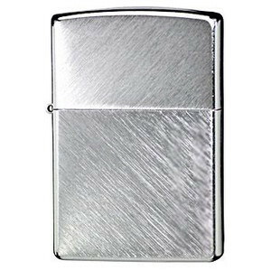 ZIPPO ジッポー 24648 Herringbone Sweep ヘリンボーンスウィープ 両面ブラッシュデザイン クローム 銀色 ZIPPOライター シンプル