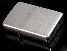 【ZIPPO】無地ブラッシュクローム#200【ネコポス対応可】_画像3