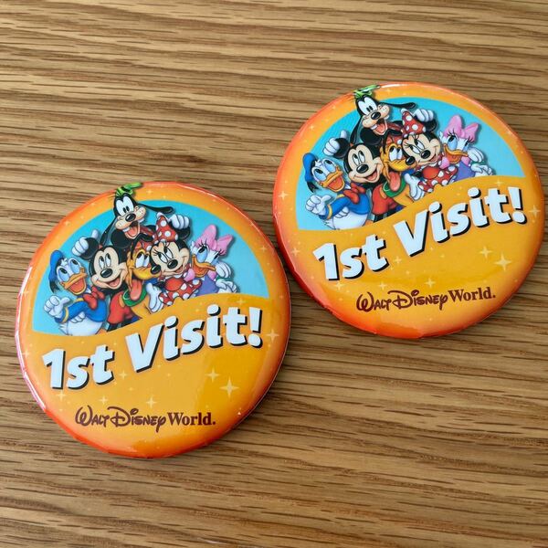 WDW 1st visit 缶バッチ【非売品】