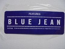 80年代 US盤LPジャケットに貼っていた販促ステッカー MADONNA BLUE JEAN 美品_画像3