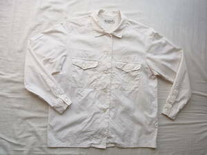 MARGARET HOWELL マーガレット ハウエル　コットンシャツ　サイズ Ⅱ　 日本製　　オフホワイト