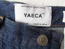 YAECA ヤエカ リジッドカラー　セルビッチ付き　ジーンズ　日本製 サイズ 30_画像5