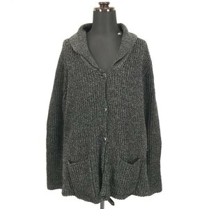 ANNE KLEIN II/アンクライン★長袖カーディガン/アウター【women’s size -M/ダークグレー/dark gray】Coats/Jackets/Jumpers◆BG928