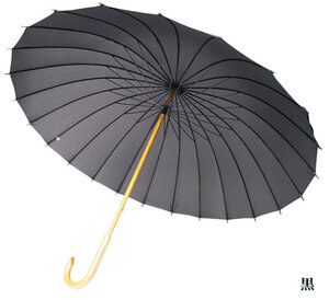  umbrella men's men's peace umbrella large size 24ps.@. Takumi 65cm 3030 black 