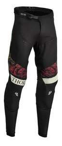 36 -inch MX pants THOR 23 PRIME MELTER black / Vintage white motocross regular imported goods WESTWOODMX