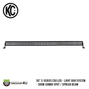 KC HiLiTES 50C-Series C50 LED - Light Bar System - 300W Combo Spot / Spread Beam ライトバーシステム コンボ スポット