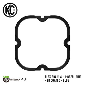 KC HiLiTES FLEX ERA4 - 1-Bezel Ring - ED Coated - Black フレックス エラ ベゼルリング ブラック