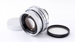★美品★ ライカ Leica Summicron 50mm F1.5 Lマウント 沈胴 ズミクロン 5cm ★OH済み・カビ・クモリ無しのクリアなレンズ ★ドイツ製