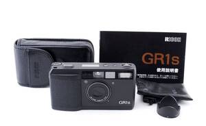 ★美品★ RICOH GR1s リコー Black ★黒々とした質感・色艶・カビ・クモリなしの光学系!★