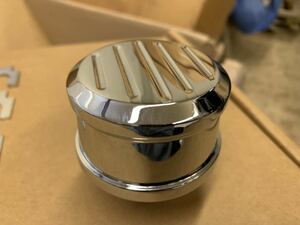  aluminium chrome breather cap ball mi il do design round type new goods. Impala bell air Camaro she bell Lowrider hydro 