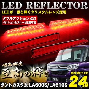 車検 対応 タントカスタム LA600S LA610S 高輝度 LED リフレクター FJ4398