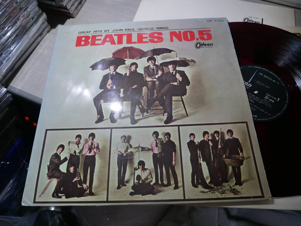 ビートルズ No.5 オデオン赤盤 OR7103 | www.tspea.org