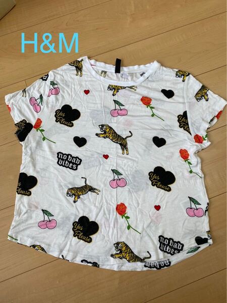 #H&M #Tシャツ #トップス #Mサイズ