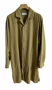 marka マーカ COOTON WOOL TWILL SHIRT COAT 縮絨 オーバーサイズ コットン ウール ツイル シャツ コート サイズ 3 日本製