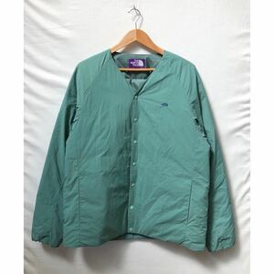 【THE NORTH FACE PURPLE LABEL 】ノースフェイスパープルレーベル ダウンカーディガン 光電子nanamica グリーン L nd2059n ts202310