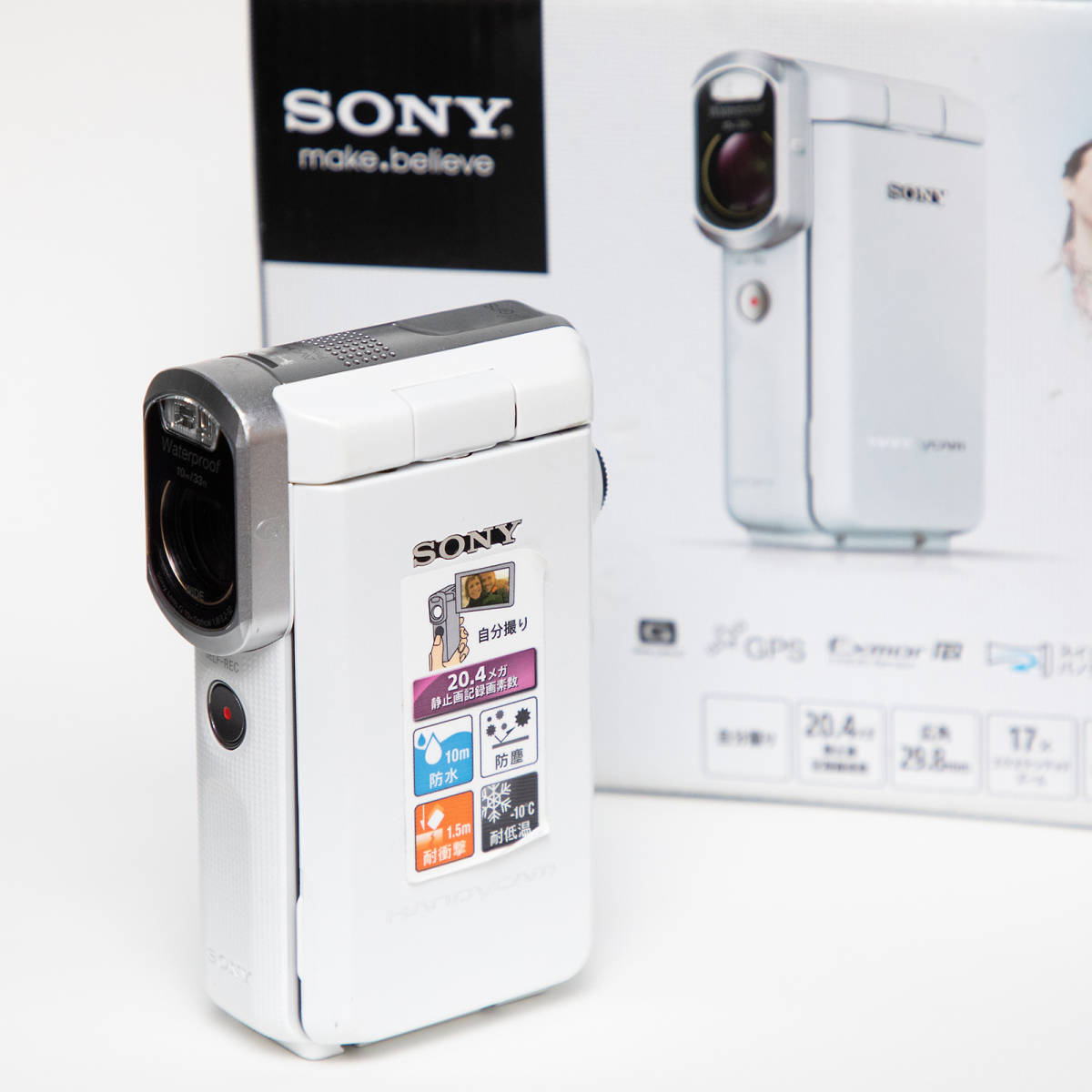 SONY ビデオカメラ HANDYCAM GW66V 光学10倍 10m防水 防塵 耐衝撃