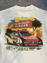 IN-N-OUT Burger Racing Tシャツ インナナウト　レーシング　アメリカ　ビンテージ　ハンバーガー　ゼロヨン　レース　古着　アメカジ_画像1