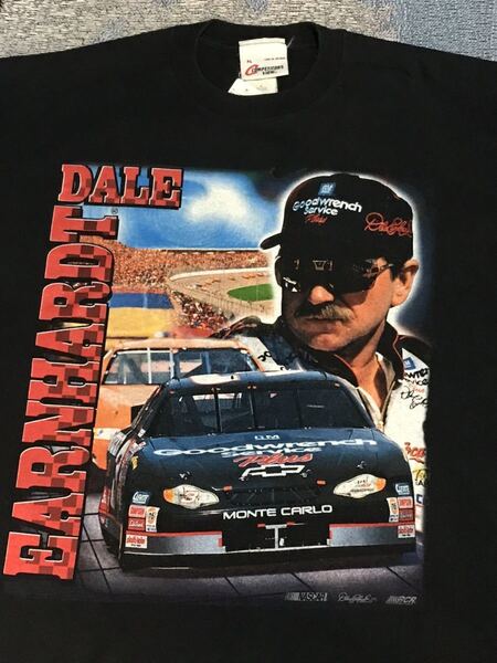 Nascar Tシャツ デールアンハート ナスカー レーシング チャンピオン レース インディ マッスルカー ホットロッド 古着 アメカジ