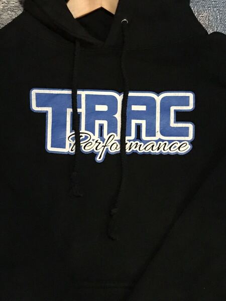 Trac Performance パーカー アメリカ ビンテージ USA ストリート スケート フーディ トレンド 古着 アメカジ