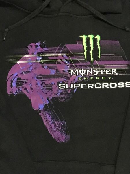 Monster Energy Supercross パーカー　モンスター　USA カリフォルニア　モトクロス　スーパークロス　アメリカ　ストリート　古着