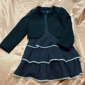入学式 卒園式 女の子 フォーマルワンピース 発表会 卒業式 入園式 フォーマルスーツ ワンピース 2点セット