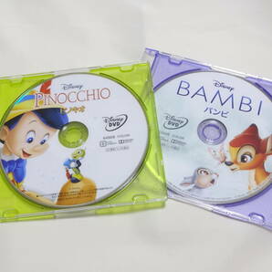 【新品 2点セット】DVD ピノキオ アニメ版 & バンビ Disney ディズニー MovieNEX 本編【DVDのみ ケース付き】