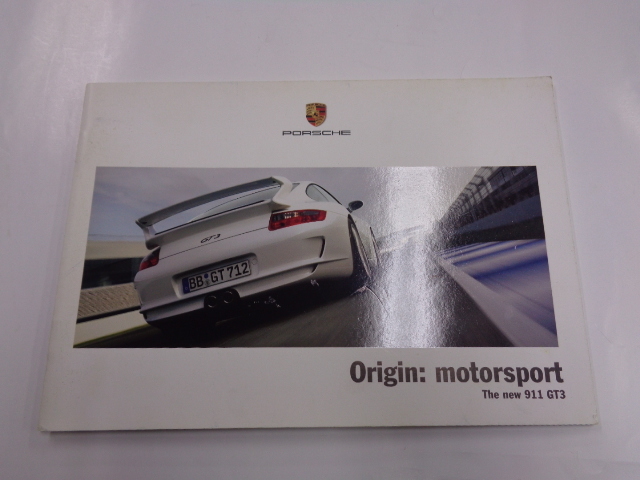Porscheポルシェ991前期GT3RSカタログ カタログ/マニュアル オープニング 大放出セール