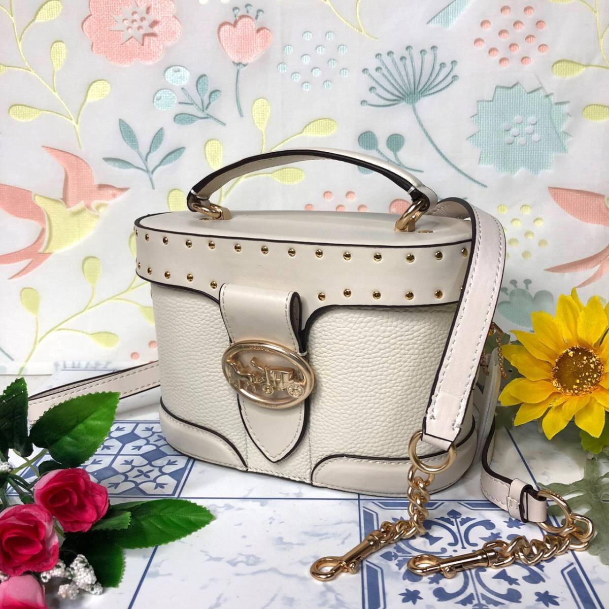 COACH コーチ ジョージージェムクロスボディブロックド キャンバス COACH コーチ ジョージージェムクロスボディブロックド キャンバス