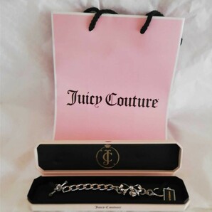 新品 JUICY COUTURE ジューシークチュール リボン＆ハートシルバースターターブレスレット