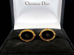 *N4194*# прекрасный товар #[Dior] Dior [ Gold ]# запонки!