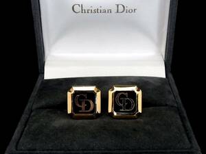 *N4199*# прекрасный товар #[Dior] Dior [ Gold ]# запонки!