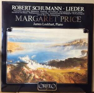 盤美品 Margaret Price James Lockhart Schumann Lieder Choisis LP 独盤 独Teledecプレス Orfeo S031821A