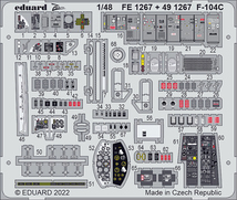 エデュアルド(491267) 1/48 F-104C用エッチングパーツ(キネティック用)_画像1