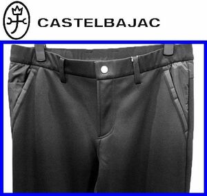 Осень / Зима ★ 48 (86 см) ★ \ 31900〓 Castelbajac Castelba Jack 〓 Slim Fit Back Back Fleece Связанная вышиваемая брюки 99