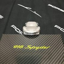 【即決】918 Spyder ペーパーウェイト メタルカー Porsche 918スパイダー Paper weight ポルシェ 正規非売品 ノベルティ / 911_画像8