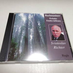 英Regis「ラフマニノフ：絵画的練習曲集 Op.33,＆39、前奏曲集 Op.23,32」リヒテル/Richter/Rachmaninov/Preludes/Etudes