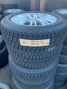 Y769 185/65R15 ice esporte オートバックス 2018年 PCD114.3 5H 6J inset 43 4本セット バリ